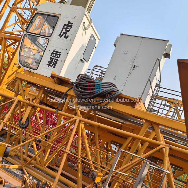 Used HUBA 7020 Tower Crane (2021 Model) | 12-Ton Capacity | L69 Sections | FOB Shanghai | Factory-Certified Refurbished